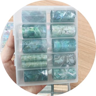 Foil dán móng làm nail, phoi báo dán móng