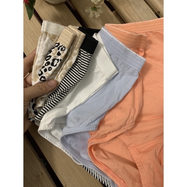 ❤️❤️ Quần lót 100% cotton xuất Pháp❤️❤️ Set 10c 152k ❤️❤️