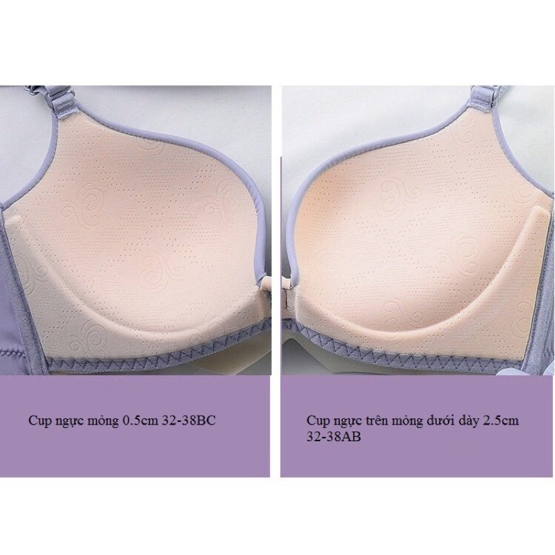 122AL Áo lót nữ nâng ngực không gọng cao su non hàng nhập