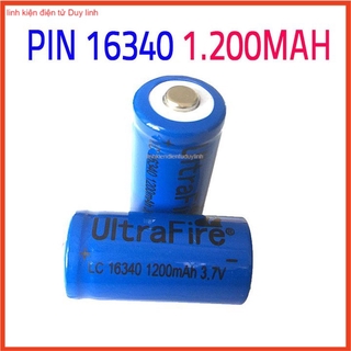 Pin 16340 dung lượng 1200mah .