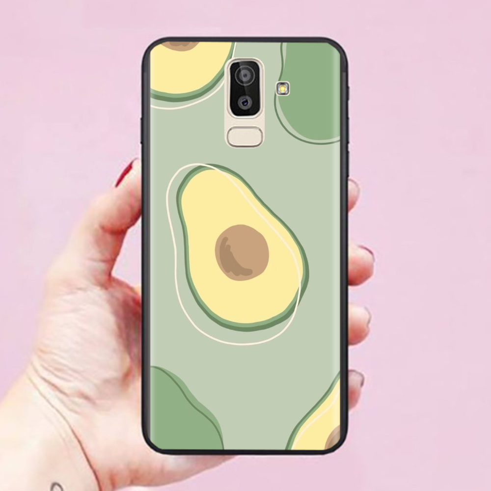 Ốp lưng Samsung Galaxy J8 / J7 Plus / J7 Pro /J7 Prime / J6 Plus / J6 / J4 hình Trái Bơ Xanh