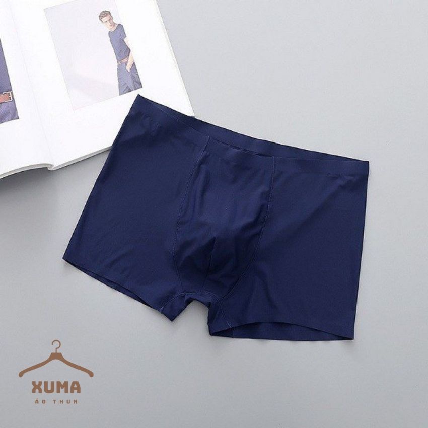 [ Free Ship ] Quần sịp đùi quần lót nam xu đúc thun lạnh trơn cotton con dãn thoải mái 4 chiều xuma