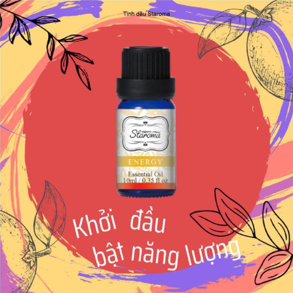 Tinh Dầu Thiên Nhiên Năng Lượng 10ml Aromate - Taiwan Hub