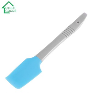 LOTSOFGOODS Silicone Spatula Butter Cake Cream Scraper Blade Batter Brush Baking