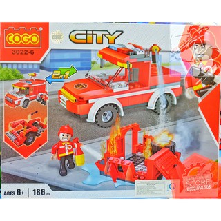 LEGO Lắp Ráp Xe Cứu Hỏa ( 186 Pcs )
