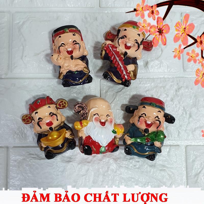 {SẢN PHẨM HOT TREND}  BỘ TƯỢNG 5 ÔNG THẦN TÀI PHÚC - LỘC - THỌ - TÀI - HỶ (LOẠI CÓ  ILY_WÈM ĐẾ)  ILY_W0979 [SHOP UY TÍN]