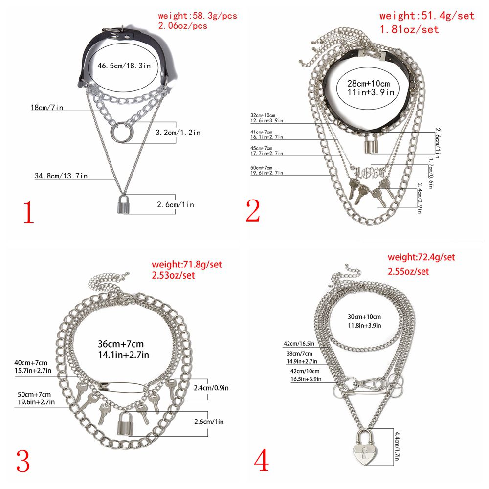 Vòng Cổ Choker Nhiều Lớp Phối Đinh Tán Bằng Thép Không Gỉ Thời Trang Cá Tính