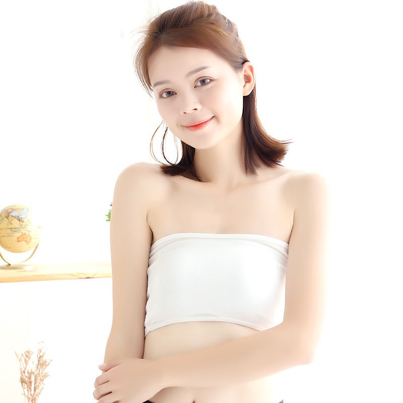 Áo quây trơn, áo quây ngang mặc bên trong, áo bra quây ngang spa croptop AQ02