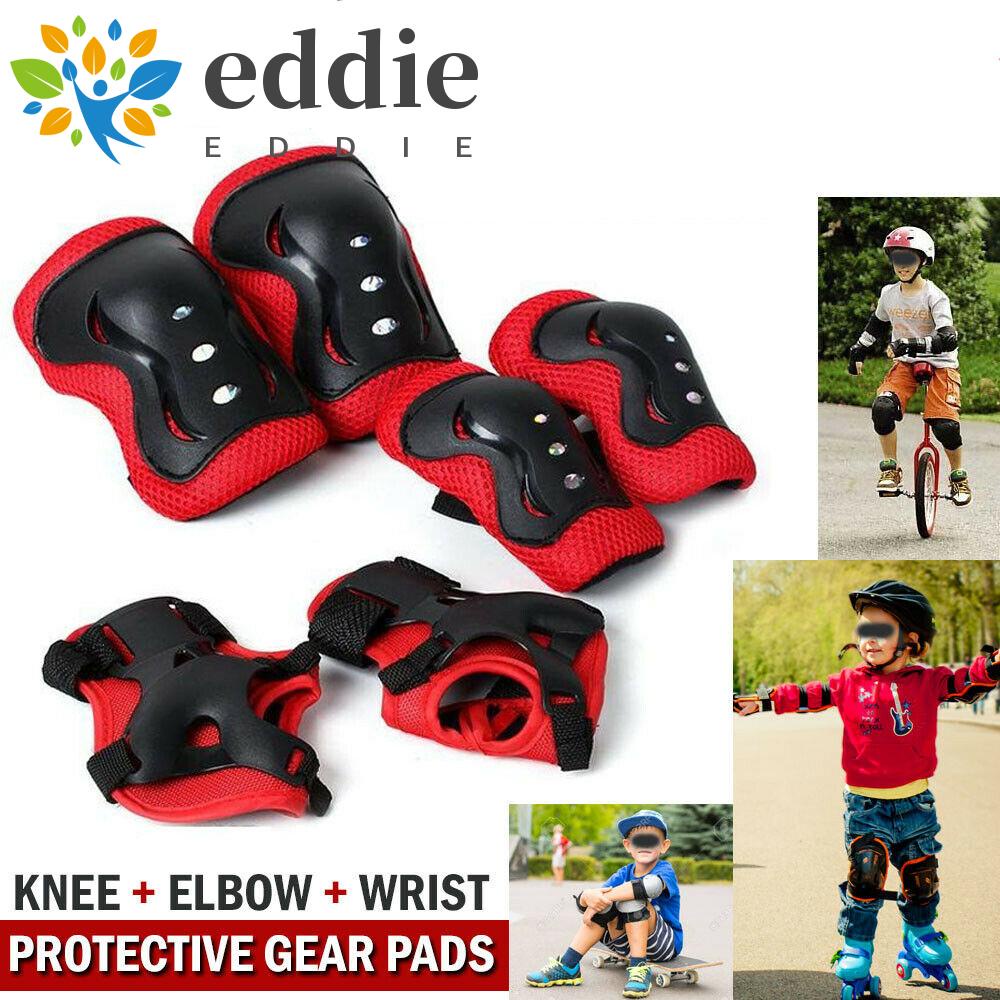 Bộ 6 Miếng Đệm Bảo Vệ Khuỷu Tay Và Cổ Tay 6 Trong 1 Khi Chơi Trượt Ván Dành Cho Trẻ Em