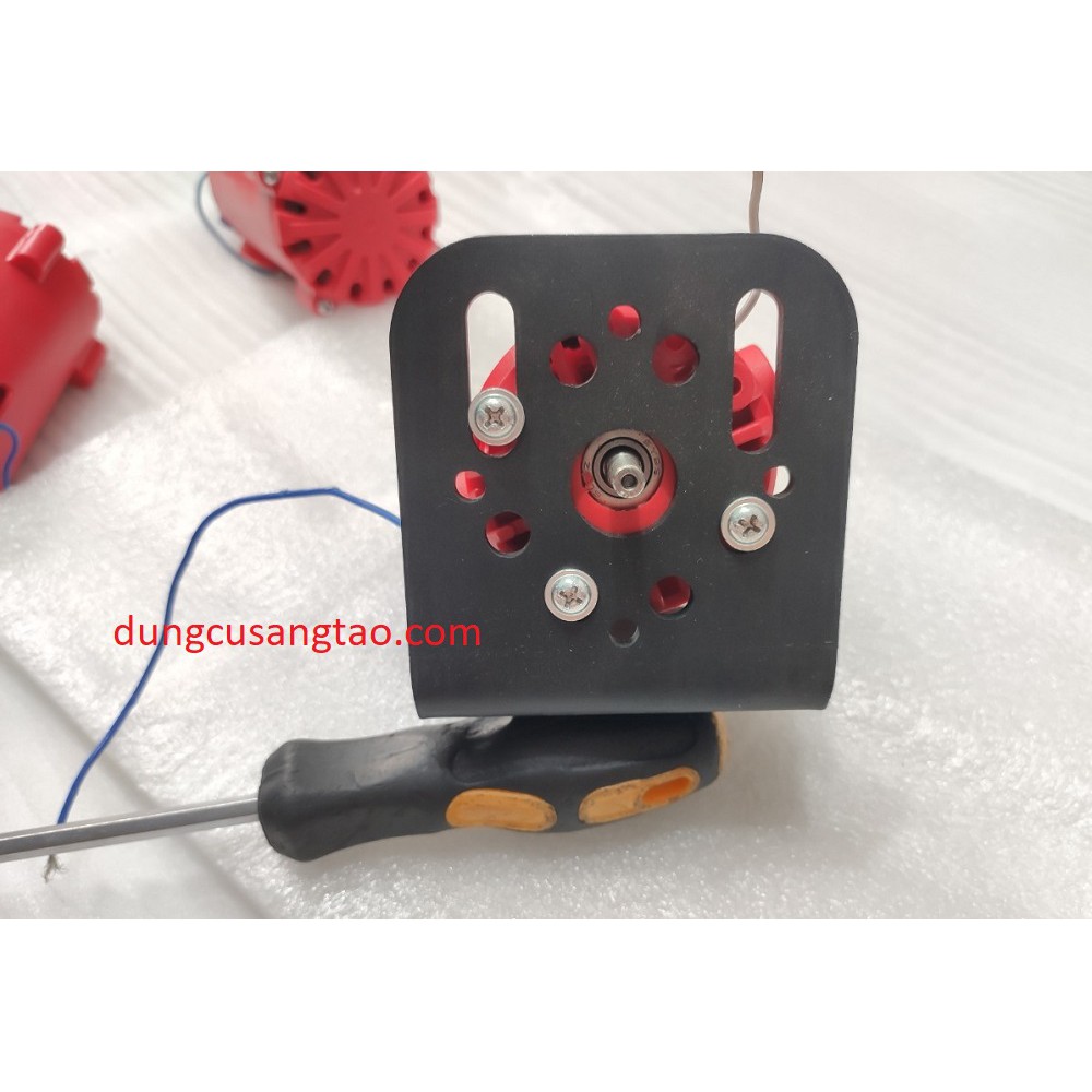 Motor 340w cốt 6mm/ Động cơ chế máy khoan, máy cắt, máy mài 340w / Động cơ thay thế cho khoan bàn 340w surom/Lerom