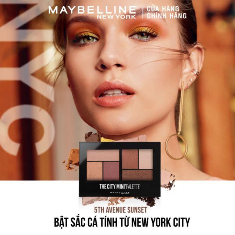 Bảng Phấn Mắt Maybelline New York 6 Màu The City Mini Palette 6.1g ZKM