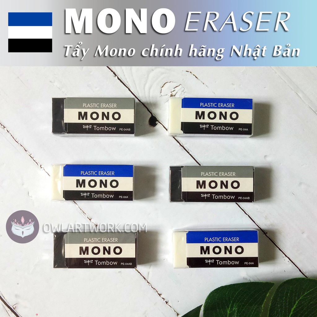 [CHÍNH HÃNG] Gôm Tẩy Tombow Mono các loại