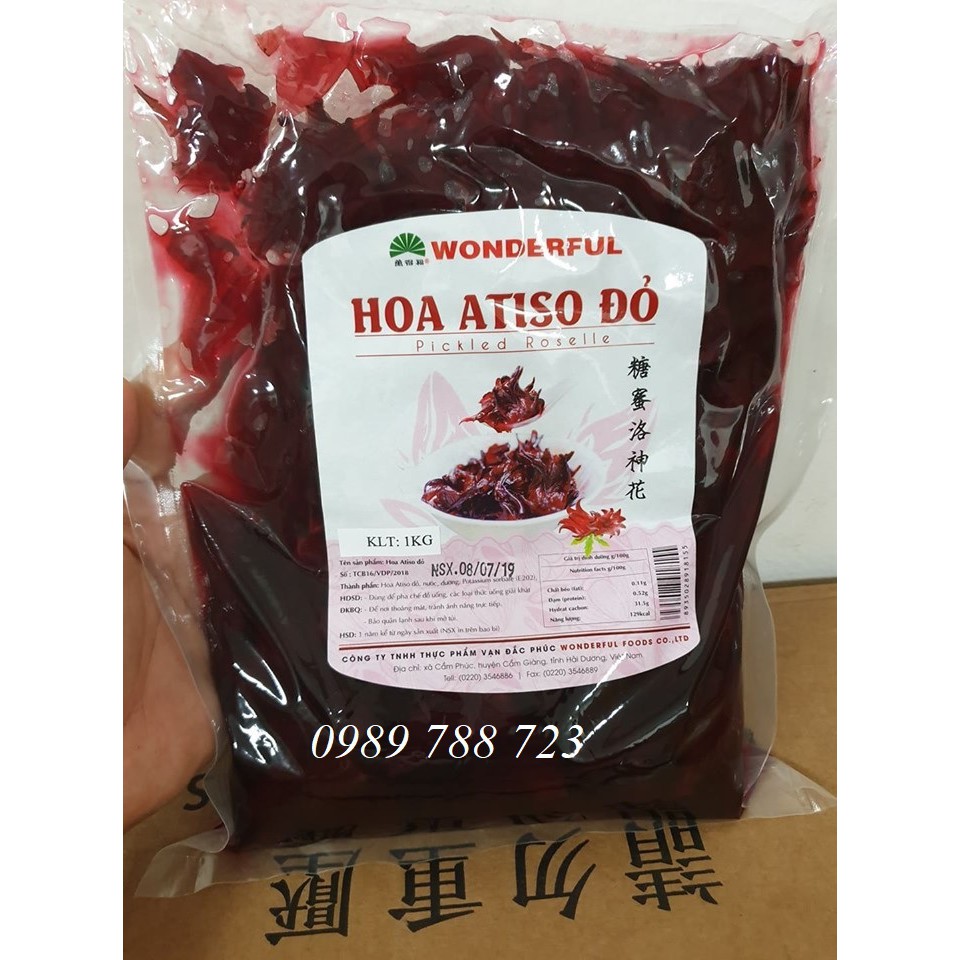 HOA ATISO ĐỎ - WONDERFUL - ATISO GÓI 1KG