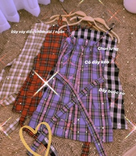 Đầm 2 dây buộc eo (ảnh thật / sẵn)