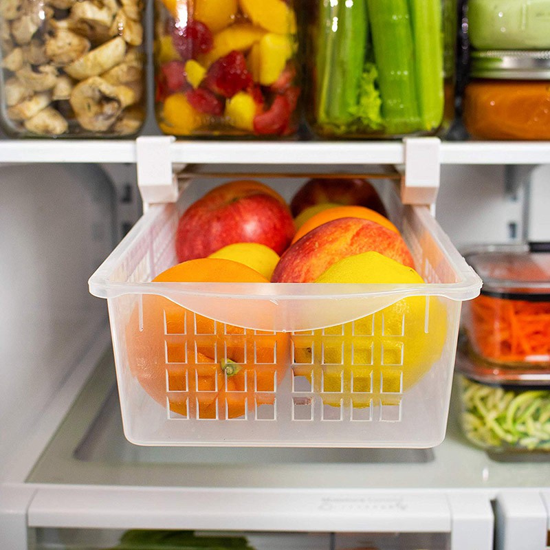 Khay đựng thực phẩm gắn dưới ngăn chia tủ lạnh tiện dụng
