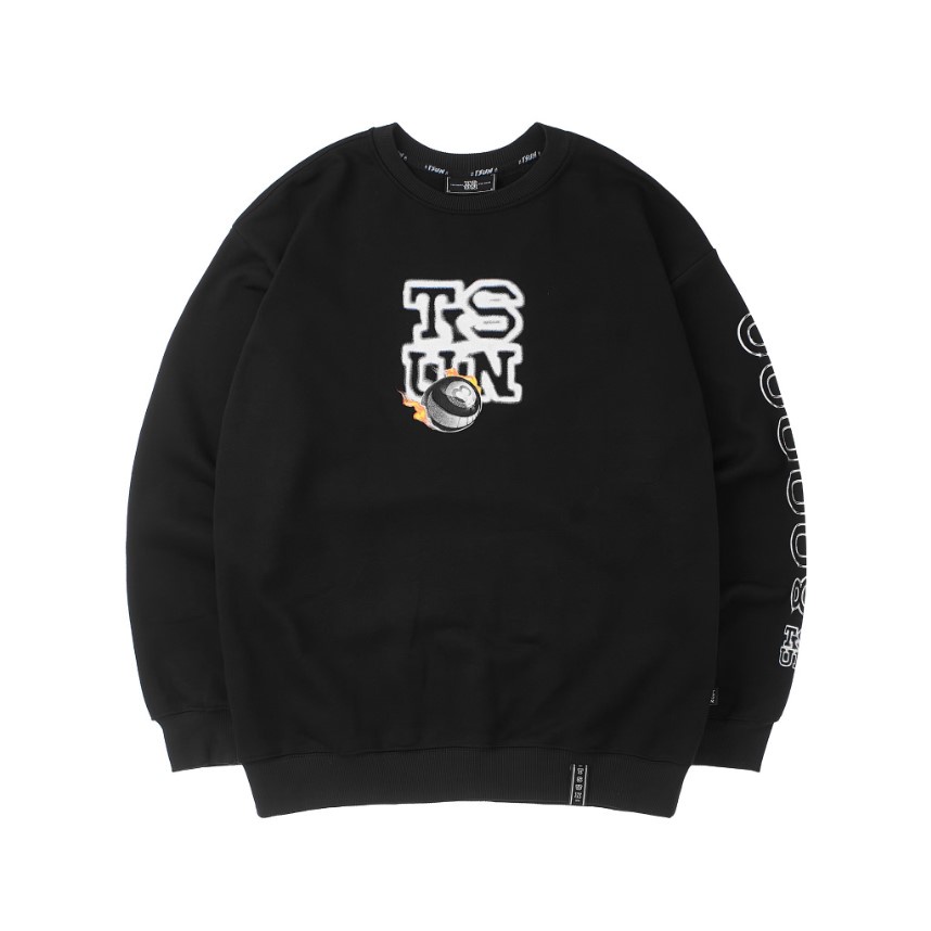 Áo Sweater TSUN 8 - Ball - Đen - Unisex