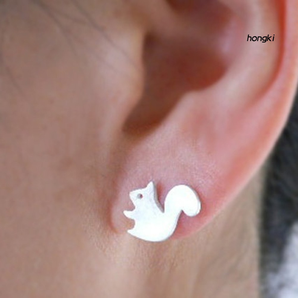 Bông Tai Hình Sóc Thời Trang Đáng Yêu Cho Nữ