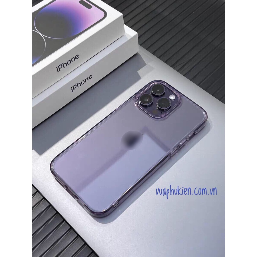 Ốp lưng chống sốc lưng trong viền màu chính hãng Likgus cho iPhone 14, 14 Plus, 14 Pro, 14 Pro Max