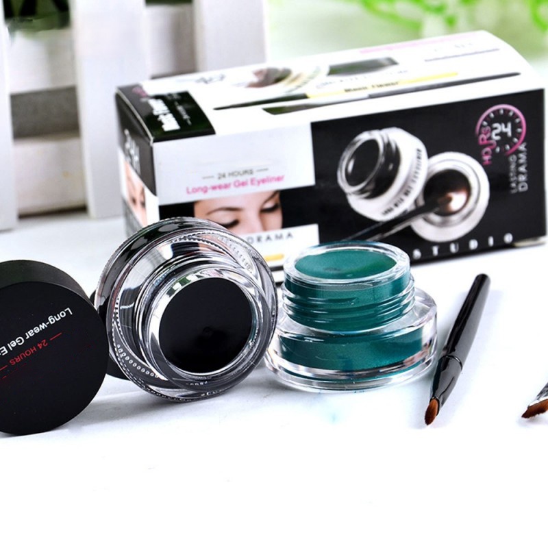 [Hàng mới về] Bút kẻ mắt Music Flower dạng gel nhẹ nhàng 5 màu sống động không nhòe chống nước lâu trôi