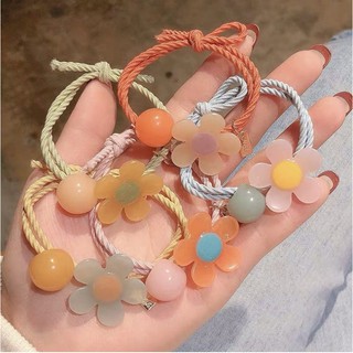 Dây cột tóc buộc tóc hoa cúc đẹp nice.vn