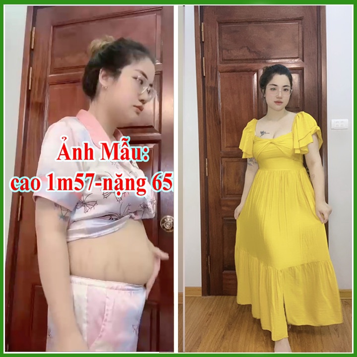 Bigsize 55-94kg Váy Chễ Vai Bigsize Đầm Bigsize Sang Trọng Đẹp Dự Tiệc Công Sở Trẻ Trung Đi Biển
