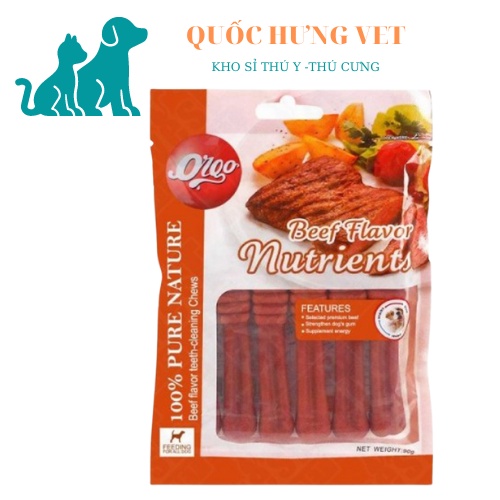Xương Gặm Orgo Sạch Răng,Thơm Miệng,Bổ Sung Canxi Cho Chó- QUỐC HƯNG VET