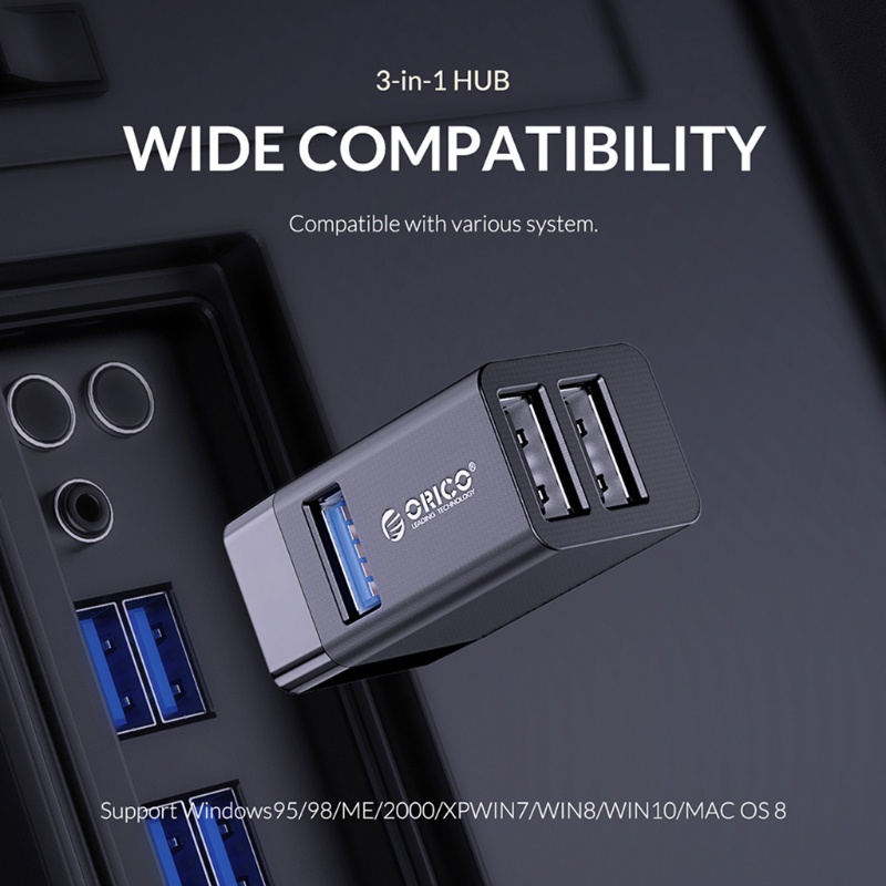 Bộ Chia 3 Cổng Usb Orico Hỗ Trợ Mở Rộng Cho Máy Tính | BigBuy360 - bigbuy360.vn