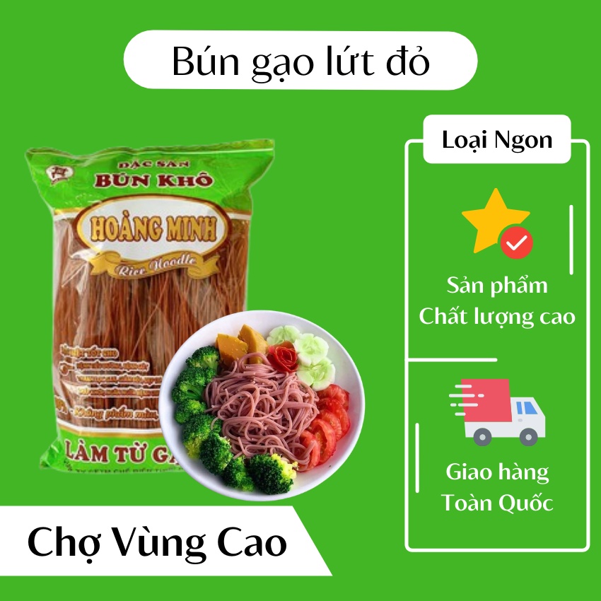 Bún gạo lứt đỏ 🔥 GIÁ TỐT NHẤT 🔥 miến gạo lứt đỏ thơm ngon giúp giảm câm hiệu quả