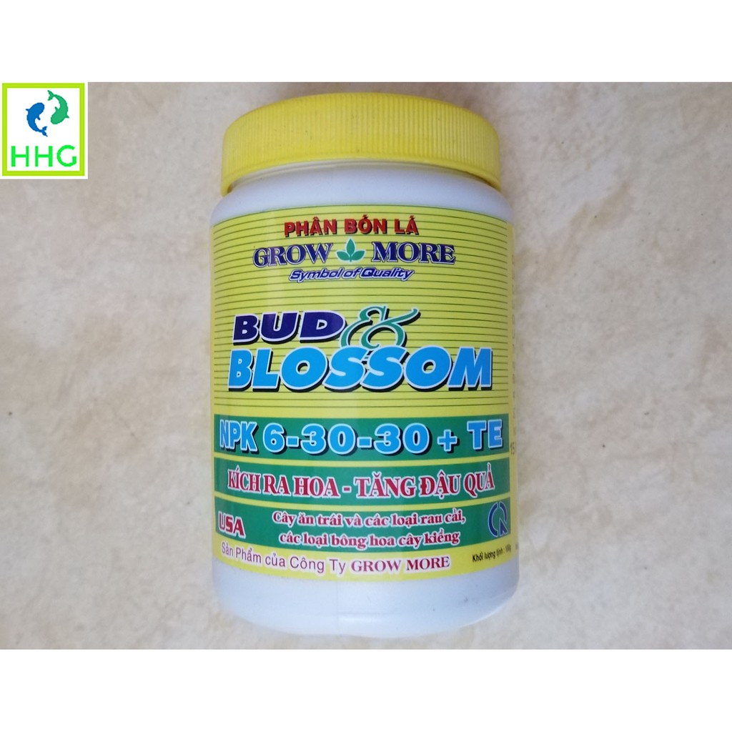 Phân bón lá cao cấp GROWMORE (USA) BUD & BLOSSOM NPK 6-30-30 + TE Kích Ra Hoa, Tăng Đậu Quả