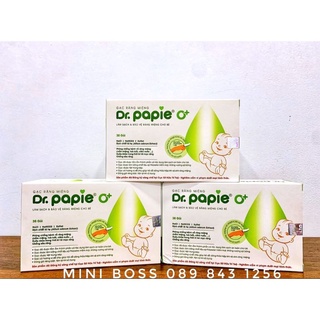 Gạc rơ lưỡi Dr Papie chính hãng vệ sinh răng miệng cho bé, hộp 30 gói