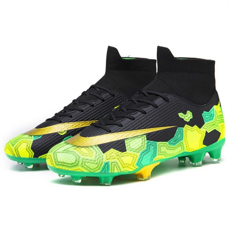 ( Chất lượng ) GIÀY ĐÁ BÓNG CỔ CAO CAO CẤP SÂN CỎ NHÂN TẠO MẪU 2020 Newest Soccer Shoes FG Mercurial * new . #