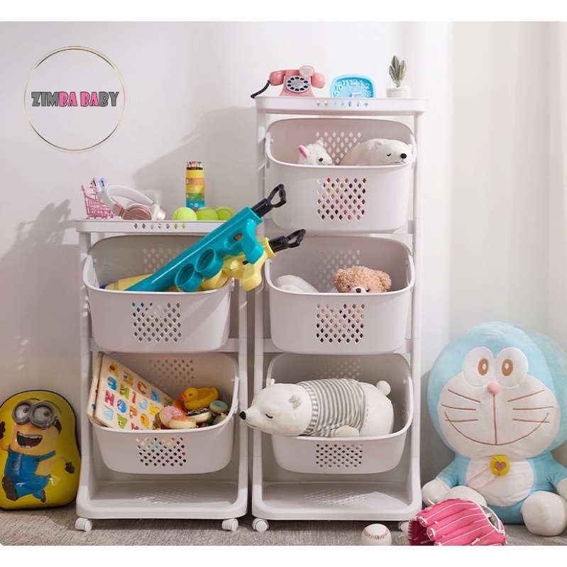 Kệ Đựng Đồ Đa Năng 3 Tầng Có Bánh Xe 360 Siêu Tiện Ích Việt Nhật  Sản Phẩm Đẹp Tốt