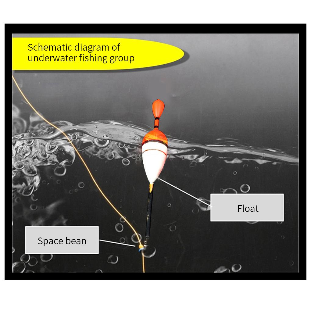 [Toàn Cầu] Gói 15 Phao Nổi Câu Cá Bằng Nhựa Nhiều Màu Sắc Phụ Kiện Đi Biển Ngoài Trời