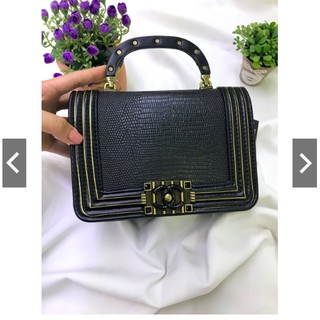 Túi đeo chéo nữ vân da rắn size 20cm