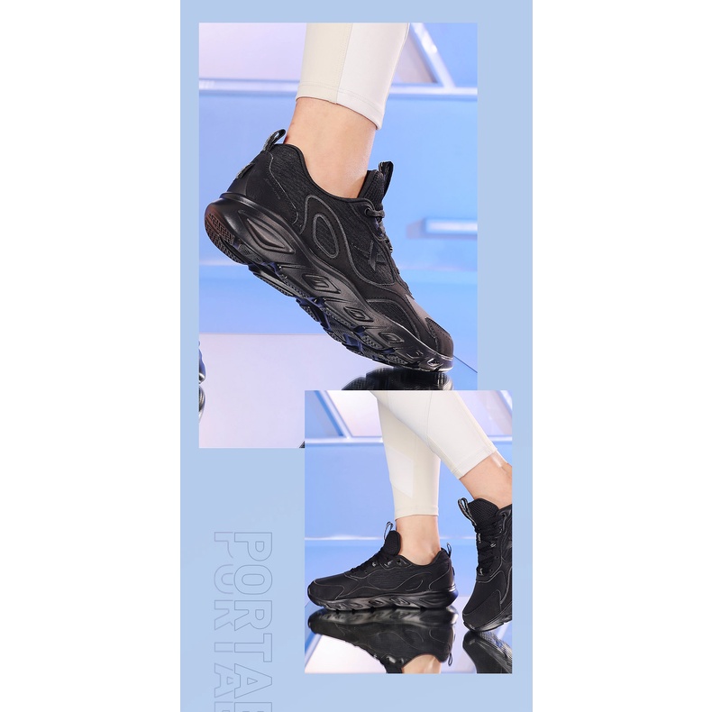 Giày thể thao chạy bộ XTEP mềm mại chống sốc chống trượt chống mài mòn gọn nhẹ thời trang dành cho nữ