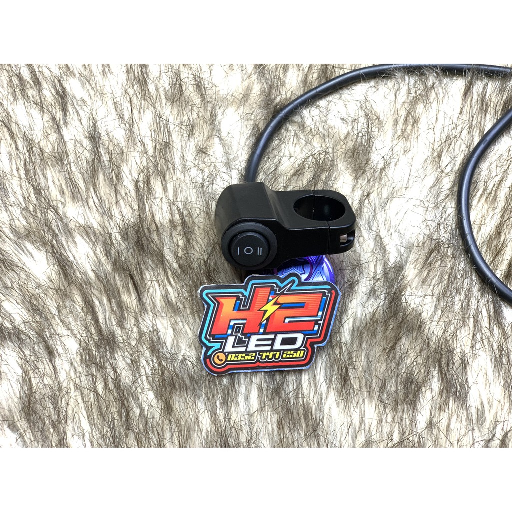 Công tắc tròn 3 nấc gắn ghi đông - H2LED