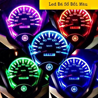Đèn Led đá số đổi màu xe máy