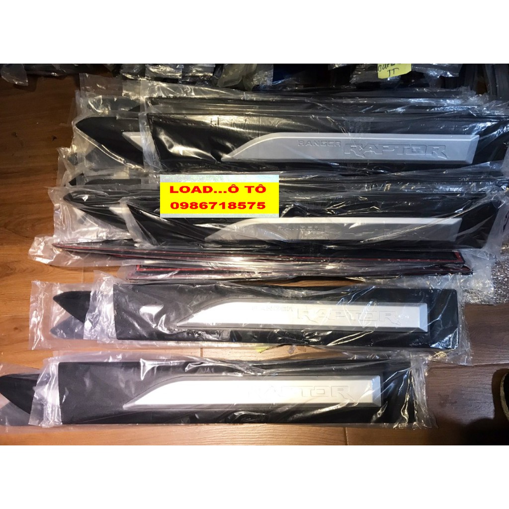 Bộ Ốp Nẹp Sườn Ranger Raptor Mẫu Mới Cao Cấp