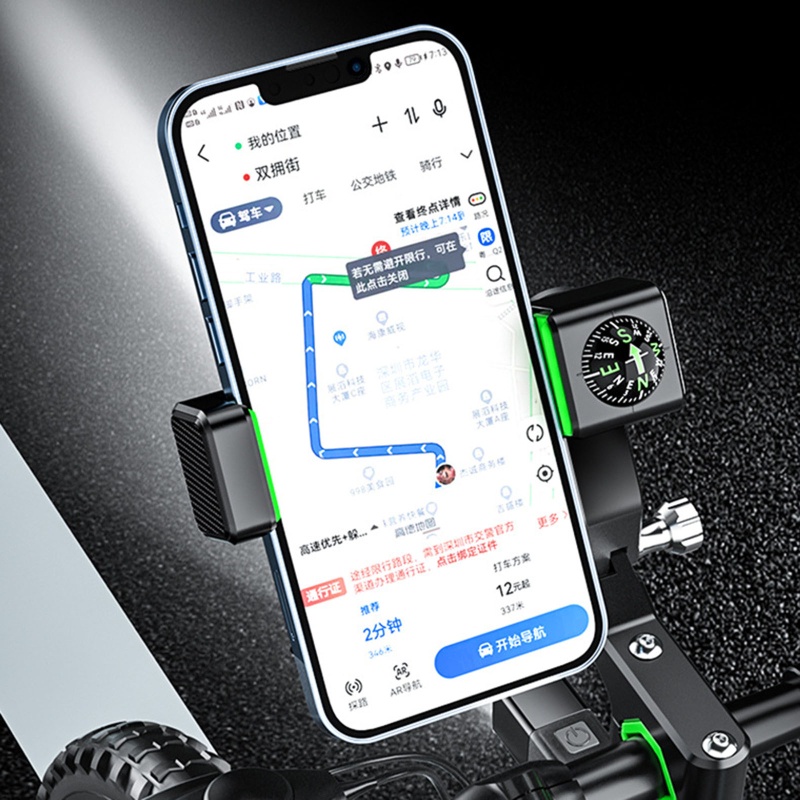 Giá Đỡ Điện Thoại Gắn Tay Lái Xe Đạp Có Thể Điều Chỉnh Xoay 360 Độ Tiện Dụng