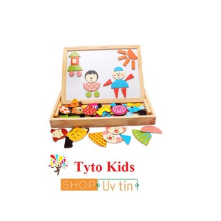 [Mã TOYDEC giảm 10% tối đa 15K đơn từ 50K] Đồ chơi tranh ghép nam châm đa năng cho bé