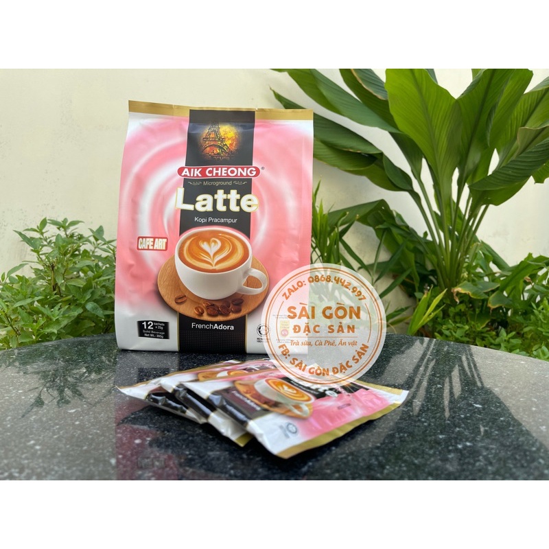 Cafe Latte Nguyên Chất Aik Cheong Malaysia 12 Gói X 25G SÀI GÒN ĐẶC SẢN