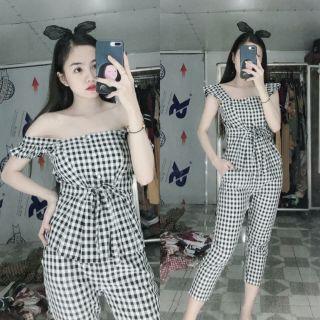 ⚡Set sọc caro ⚡cánh tiên