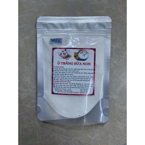 500gr Bột Ủ trắng Sữa Non kích trắng an toàn handmade.