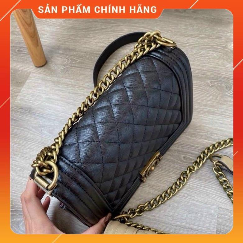 Túi Xách Nữ - Túi CN BOY Xích Đồng Trần Trám- Da Hạt Mềm Thời Trang Cao Cấp Giá Rẻ TXN23