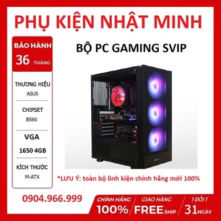 Mua Bộ máy tính PC B560+i5 10400F+16GB+1650 4GB- PC siêu gaming hàng siêu VIP linh kiện mới 100% BH 36 tháng