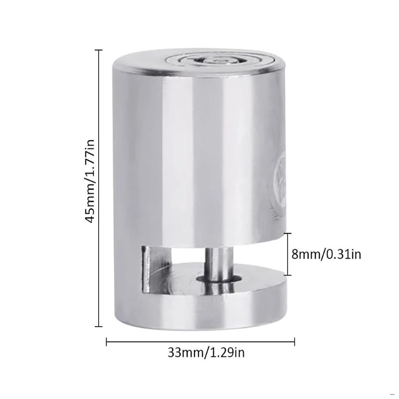 Ổ Khóa Đĩa Phanh Xe Đạp / Xe Máy Chống Trộm Không Thấm Nước Kèm Hai K