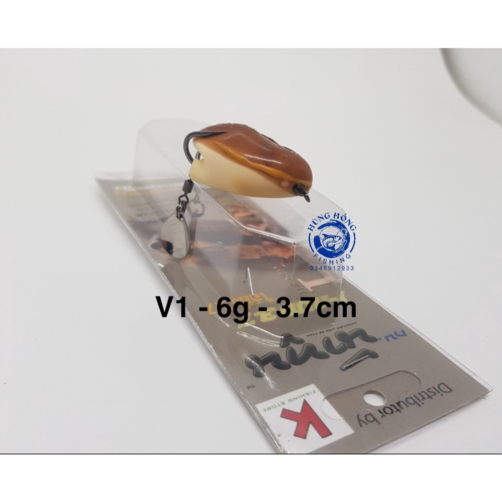 MỒI GIẢ NHÁI HƠI FROG TOON V1,V2,V3,V4 V5 Chuyên Đồ Câu Lure MADE IN THAI LAN - Hàng Chính hãng