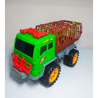 XE TẢI ĐỒ CHƠI - XE TẢI CHỞ KHỦNG LONG. ĐỒ CHƠI YÊU THÍCH CHO BÉ.