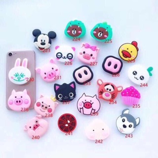 Miếng dán POPSockets Cho Điện Thoại Silicon Hình Thú ( Giá Đỡ Kute )