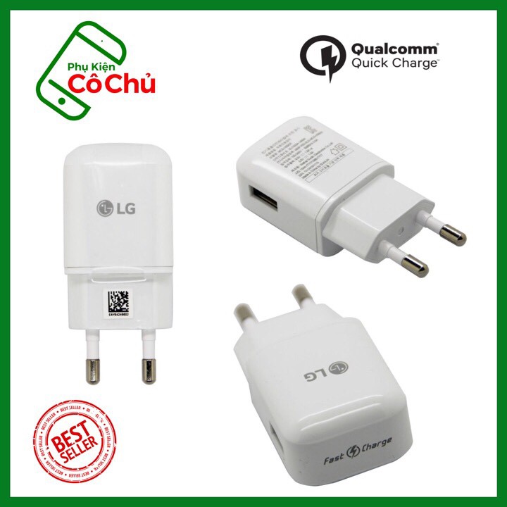 Bộ Củ Sạc và Dây Cáp type C nhanh Fast Charge cho LG V20, V30, V40